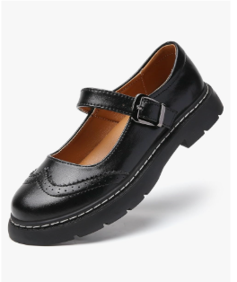 Mary Jane Shoes Women Platform Non-Slip Classics Round Toe Ankle Strap Brogues Style Comfort Casual Oxford Dress Work Mary Jane Shoes, 6