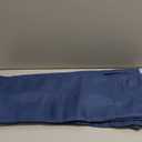 Chyhomenyc Bennet Blue Curtains 45 Inch Length 2 Panels, Faux Linen Textured Semi Sheer Light Filtering Soft Airy Rod Pocket Window Treatment Drapes for Living Room Bedroom, Each 30" Wx45 L