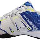 Acacia DINKSHOT II Pickleball Shoes, White/Royal- Mens 7.5 /Womens 9.0