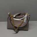 COACH Glazed Leather Juliet Shoulder Bag 25