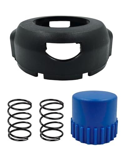 eosorssa 2Pcs KLS 124-03 Trimmer Replacement Cover Cap Compatible with Kobalt 24-Volt Max KST 2224B-03 KST 2024A-03 KST 4024A-03 KST 1124B-03 String Trimmer,with Replacement Part Bump Knob & Spring