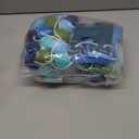 CANREVEL Pre-Strung 3D Happy Birthday Banner, 3 PCS Happy Birthday Felt Garland, Pom Pom Garland, Triangle Fabric Garland Bunting, Reusable Birthday Decorations for Women Men Girls Boys, Blue Green