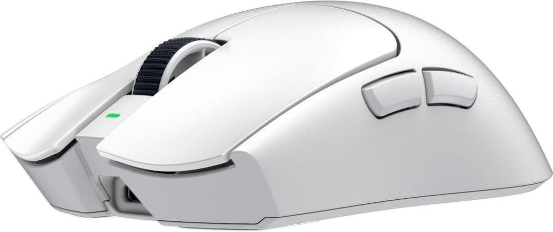 Razer Viper V4 Pro Wireless Esports Gaming Mouse 50g Ultra Lightweight, Fast & Precise, 50K DPI Optical Sensor, 8K Polling, Gen-4 Optical Switches, Scroll Wheel, USB-C Charging, for PC & Mac White