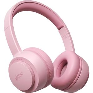 gorsun Kids Bluetooth Headphones, Bluetooth 5.3, Toddler Headphones 85 dBA Safe Volume, 45H Play Time, with Microphone, Kids Wireless Headset for iPad/Tablet/Travel/School, ldeal Gift (Pink)