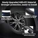 Wheel Rim Protector for Tesla Model Y Gemini 19 inch Apollo Wheels 2020-2024 Model Y Accessories All-in-one Car Tire Trim Rings Rim Case Hubcaps Wheel Cover