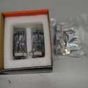 A-Premium 11.09 inch (282 mm) Rear Drilled and Slotted Disc Brake Rotors + Ceramic Pads Kit Compatible with Acura and Honda Models - Accord 2008-2017, TSX 2009-2014, 6-PC Set