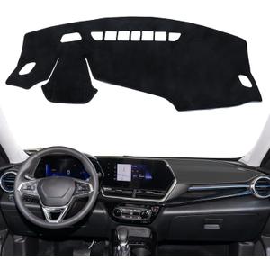 smabee Dashboard Cover for 2024 2025 2026 Chevy Trax Dash Mat Dashboard Pad Sunshade Dashmat Center Console Protector Cover Mat for Chevrolet Trax Accessories