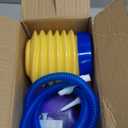 Fitvids Anti-Burst and Slip Resistant Exercise Yoga Fitness Birthing Ball with Quick Pump, 2,000-Pound Capacity, Multiple Colors and Sizes (Purple)