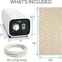 Vive Alternating Air Pressure Mattress Pad - The Original Bed Sore Prevention Solution - Hospital Topper for Bedridden Patients - Includes Waterproof, Breathable Ulcer Cushion & Whisper Quiet Pump (36 W x 78 L)