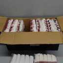 400PCS Pre Rolled Red Plastic Silverware Sets - Heavy Duty Red Cutlery - Include 100 Pack Wrapped Disposable Utensils with Napkins for Christmas Parties & Dinners & Weddings