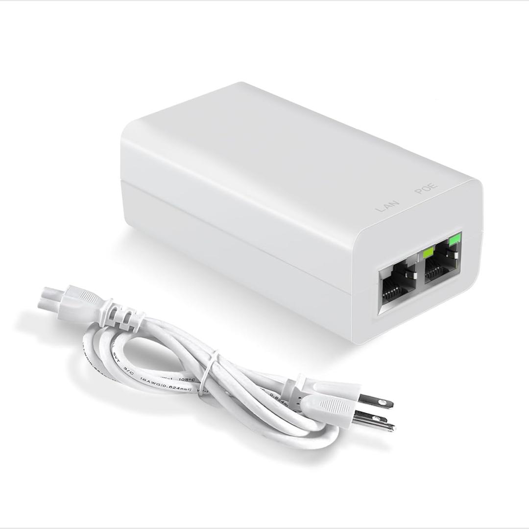 10Gbps PoE+ Injector 30W IEEE802.3at/af Compliant, Supplies PoE(15.4W) or PoE+(30W) Power Over Ethernet Distances Up to 328ft, PoE Injector Adapter for Camera/Access Point/IP Phones, EN30GT-10