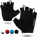 Cycling Gloves for Men Women Padded Mountain Bike Gloves Lightweight Half Finger Gloves Anti-Slip Shock-Absorbing for MTB Road Biking Fitness, Medium