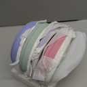 Elk and Friends Kids 6.7 Porcelain Divided Plates with Silicone Suction Sleeves + Silicone Lids | Suitable for Babies/Kids/Toddlers | Microwave & Dishwasher Safe | Non Slip | Snack Dishes | 4 Pack (Blush/Misty Blue/Sage/Lilac)