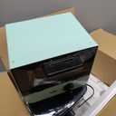 Dash Mini Toaster Oven - Sleek & Stylish - For Creative Homemade Treats - Compact, Space-Saving Design - adjustable temperature dial - Removable Baking Tray - Aqua