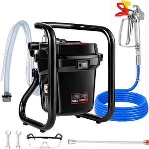 XDOVET 750W Airless Paint Sprayer,3000PSI High-Pressure Electric Paint Sprayer with Tip Extension,Paint Sprayer for House Painting,Interior/Exterior Walls, Fences, Ceilings, Cabinets 1pcs