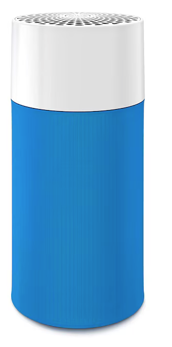 BLUEAIR Bedroom Air Purifier, Small Room Air Cleaner Dust Pet Dander Smoke Pollen Allergen, Odor Removal, for Home Office Nursery, 2 Washable Pre Filters, HEPASilent, Blue 411 (Non-Auto)
