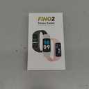 FITVII FINO 2 Slim Fitness Tracker, Smart Watch with Blood Oxygen, Sleep Monitor, 24/7 Heart Rate & Blood Pressure, IP68 Waterproof Health Activity Trackers with Calories Step Counter for Women Men (Black)