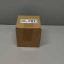 Modern Tissue Box Cover with Bamboo Lid, Square Design, Black