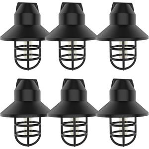 Night Lights Plug into Wall: ETL Night Lights 6 Pack with Dusk to Dawn - Vintage Rustick Farmhouse Night Light 2700K for Kitchen, Hallway, Bedroom, Bathroom Decor