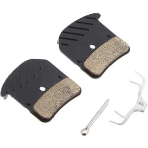 SHIMANO H03c Metallic Disc Brake Pad (Uni, Silver and Black)