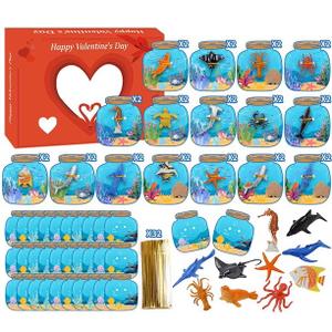 Happy Valentines Day 24 Pcs Toys And Cards