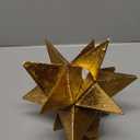 Braxio Modern Style Indoor Home Decor - Resin Gold Multi-Angle Stars Abstract Geometric Sculpture for Living Room Office Desk Bookshelf Table Decor Home Decorations 7 * 7 * 6 Inch