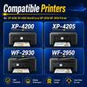 Remanufactured for Epson 232XL Ink Cartridges Combo Pack (10Pack) Latest Upgrade for 232 XL for Epson XP-4200 XP-4205 Workforce WF-2930 WF-2950 Printer 4 Black 2 Cyan 2 Magenta 2 Yellow