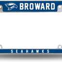 Rico Industries NCAA Standard 12" x 6" Chrome All Over Automotive License Plate Frame for Car/Truck/SUV (L-M Schools)