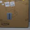 Glass Coffee Table, Small Square Coffee Table for Living Room,Simple Modern Center Tables for Small Spaces, Gold Living Room Tea Tables Easy Assembly,26 * 26inGold & Clear Glass (39.4 x 18.9 x 17.7)