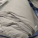 Queen Size Down Comforter - All Season Ultra Soft Goose Down & Feather Fiber Fill, Luxury Hotel Dark Gray Duvet Insert with Corner Tabs (88" X 88")