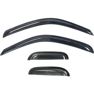 Tape On Window Visors Fits for 1995-2004 Toyota Tacoma, Side Auto Window Wind Deflectors, Ventshade, Rain Guards for Cars/Trucks