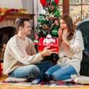 Christmas Ornaments Balls - 30 Pcs 2.4 Inch Shatterproof Plastic Christmas Balls Sets, Red Green & White Small Christmas Tree Ball Hanging Ornaments for Holiday Wreath Party Christmas Tree Decor (D)