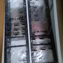 VASAGLE Coffee Bar, 39.4 Inches Baker's Rack for Kitchen with Storage, 6-Tier Kitchen Shelves with 6 Hooks, Microwave Stand, Industrial, Rustic Brown and Ink Black UKKS039K01