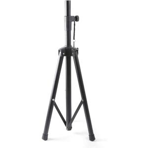 LED Stage Spotlight Tripod Bracket, Adjustable Follow Spotlight Stand - 46"-79" Height Range, Heavy-Duty Foldable Stable Tripod Base for Stage, Studio, Events, and 200W LED Lights(Only Stand)