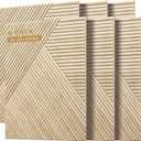 Acoustic Wall Panels,6 Pack,23.6"x23.6" Sound Panels,Rustic Oak
Peel and Stick Wall Panels,Decorative 3D UV Printing with Wood Print,High-Density 100% Polyester Fiber Soundproof Wall Panels