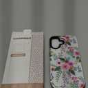 HAOPINSH Wallet Case with Card Holder for Phone 17, Colorful Florals Pattern Back Flip Folio PU Leather Kickstand Card Slots Case, Double Magnetic Clasp Shockproof 6.3"