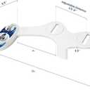 LUXE Bidet NEO 185 - Dual Nozzle, Self-Cleaning, Non-Electric Bidet Attachment for Toilet Seat, Adjustable Water Pressure, Rear & Feminine Wash (Blue)