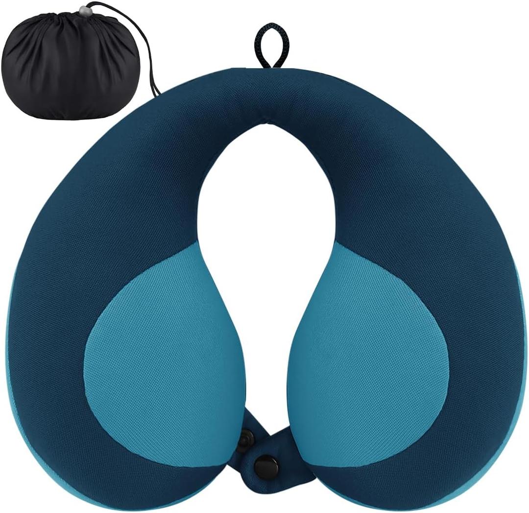 INFANZIA Kids Chin Supporting Travel Neck Pillow, Helps Support Head and Neck, Comfortably Designed for Head, Neck, and Chin Support - Gifts for Toddler/Child/Kids, Red