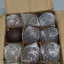 Soulchen 24 Pcs 2.36 Inch Neutral Frosted Glass Christmas Ball Ornaments Decor Hand Blown with Velvet Ribbon for Xmas Tree Vintage Rustic Farmhouse Decoration Light Khaki, Dark Brown, Gray Brown