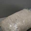 Calming Dog Bed Fluffy Plush Dog Mat for Furniture Protector with Removable Washable Cover for Large Medium Small Dogs and Cats (Large, Beige) (45.0"L x 37.0"W x 6.0"Th)