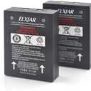 (2-Pack) 7.4V 700mAh LI6000 Li-ion Battery Replacement for Cobra CXR700 CXR750 CXR800 CXR850 LI5600 LI6000 LI6050 Two-Way Radios FRS001-LI