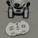 Aikmi Robot Toys for Kids 57, Rechargeable Remote Control Robot with Projector Night Light for Kids, Gesture Sensor, Music, Toys for 6 Year Old Boys Girls Birthday Present Boy Toy (White)