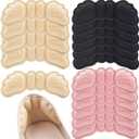 Heel Grips Cushion Inserts for High Heels, 18 Pieces in 3 Colors, Anti-Slip Shoe Liner Pads for Women and Men