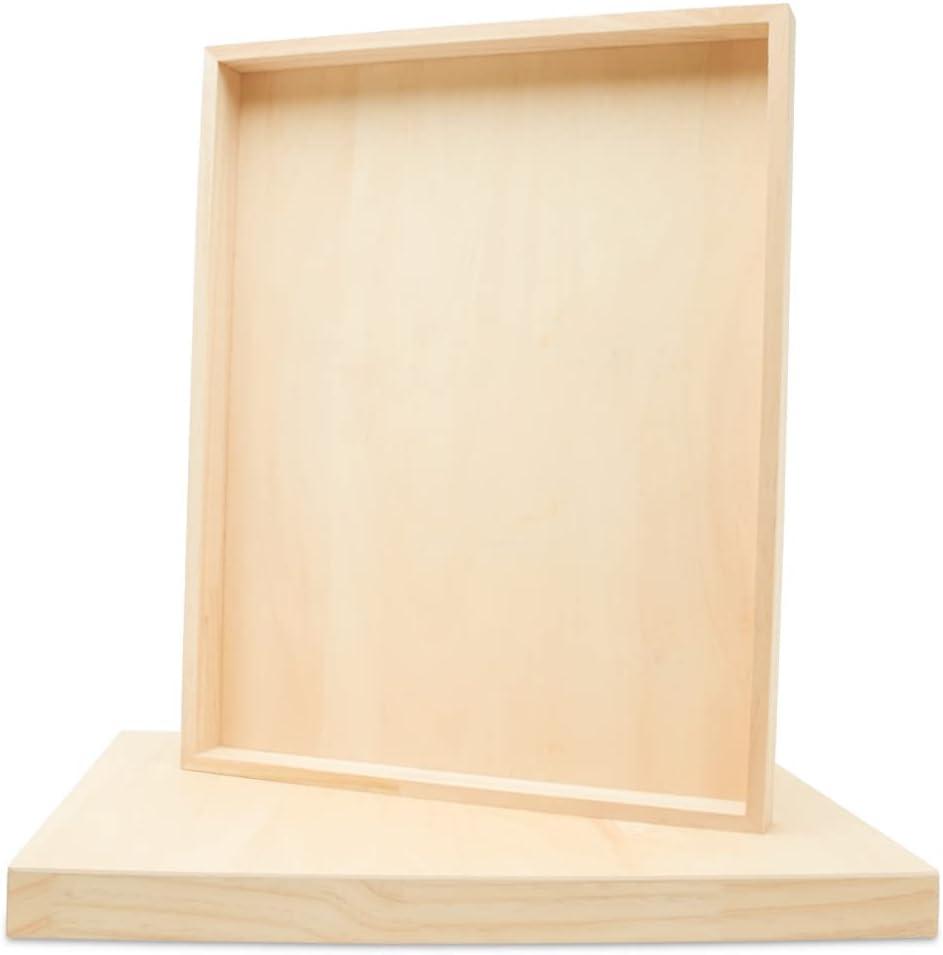 Large Birch Painting Panel 16 x 20 x 1-1/2-inch, Wood Canvas Boards for Painting, Blank Signs for Crafts, by Woodpeckers
