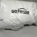 Dafinner Feather Down Blanket Twin Size, Extra Lightweight Summer Comforter, Noiseless & Ultra Soft Thin Bed Blanket with Satin Trim (68"x90", White)