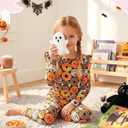 PATPAT Tencel Rayon Baby Pajama Sets, Snug Fit & Cool-Touch Pjs for Baby Girl Boy Toddler Kid, Ultra-Soft Sleeper Sleepwear (2T, Pumpkin Donuts)