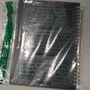 SUNEE 2026 Weekly and Monthly Planner - from January 2026 - December 2026, Daily Agenda Planner with Monthly Tab, Flexible Cover, Note Pages, Pockets, Bookmark, Spiral Binding, Black, 8.5"x11"