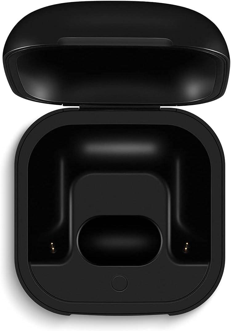 Jinstyles Charging Case Replacement Compatible for Powerbeats Pro Charger with Bluetooth Pairing Sync Button, 700mAh Built-in Battery (Not Include Powerbeats Pro) Black