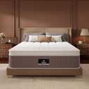 King Mattress, 16 Inch Hybrid King Size Mattress in a Box, Cooling Gel Memory Foam Mattresses with Individual Pocket Springs, Pressure Relief, Medium Firm, Upgraded Edge Support, 365-Night Trial