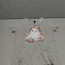 Halloween Shirt Floral Ghost Halloween Costume Girls Women T-Shirt, Medium